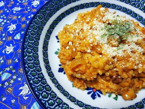 余ったハヤシライスで!ハヤシリゾット♪